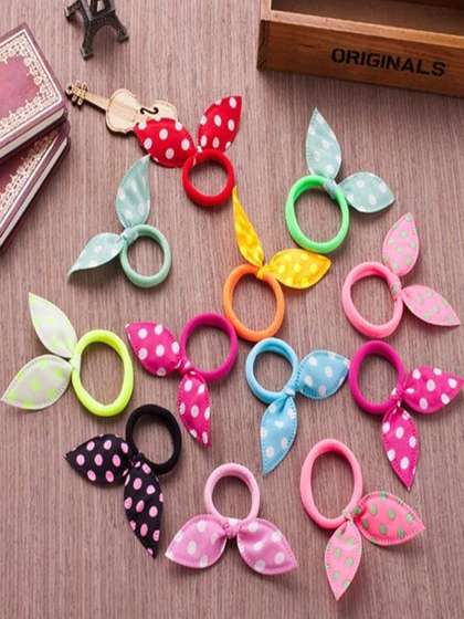 alamodey Girls Set of 24
                    Ponytail Rubberbands
