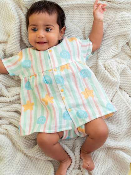 A Toddler Thing Girls
                    Graphic Printed A-Line Above Knee Dress