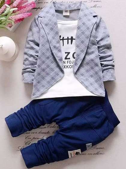 Bold N Elegant Boys
                    Checked T-shirt and Shirt