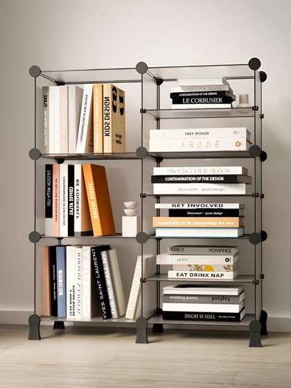 BOXJOY 6-Tier Modular Book Shelf