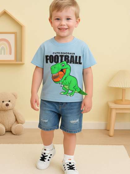 Bold N Elegant Kids
                    Graphic Printed T-shirt with Shorts