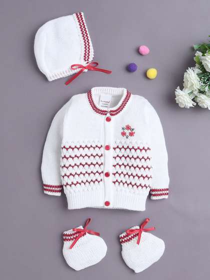 BUMZEE Infant Boys
                    Sweater With Cap & Socks