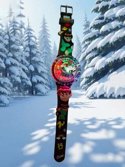 V.R.ENTERPRISES Boys
                    Printed Dial & Straps Digital Automatic Watch WT
                    2512