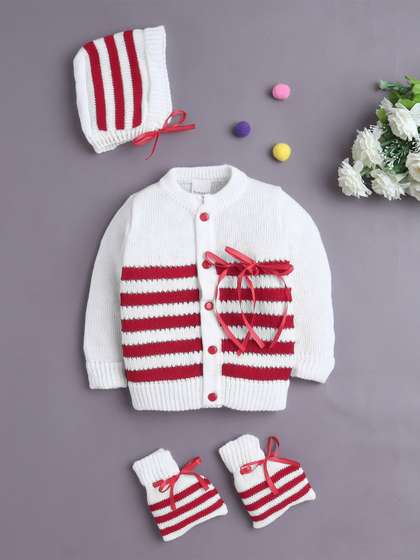 BUMZEE Boys Sweater With
                    Cap & Socks