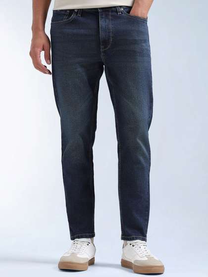 Flying Machine Men
                          Relaxed Fit Mid-Rise Light Fade Stretchable
                          Jeans