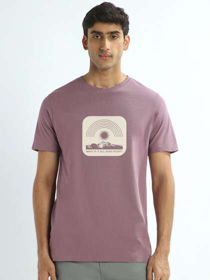 NOBERO Printed Pure Cotton T-shirt