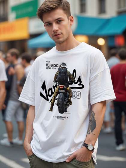 MaverIQ Cotton Printed T-shirt