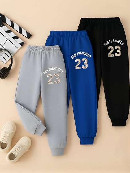 Googo Gaaga Boys Pack Of
                    3 Printed Joggers