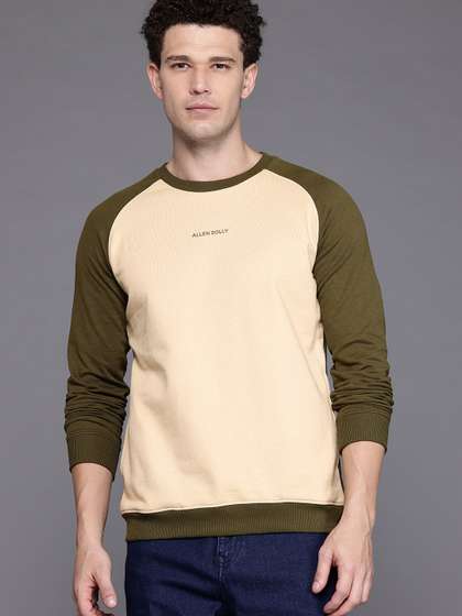 Allen Solly Brand
                        Logo Detail Colourblocked Sweatshirt