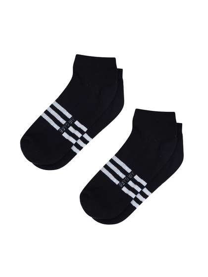 AIR GARB Unisex Pack of
                    2 Striped Low Ankle Cushioned Cotton Socks