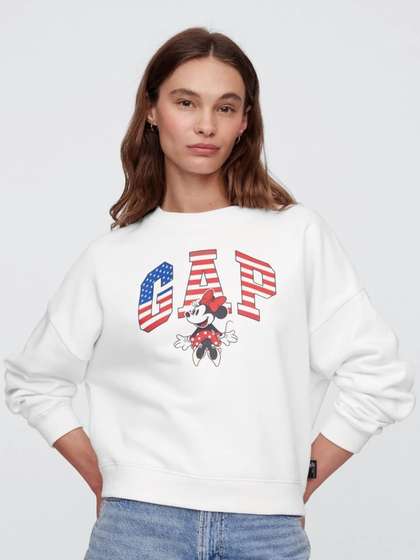 GAP Women Minnie
                        Mouse Printed Relaxed Fit Sweatshirt