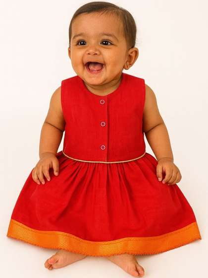 Sangria Girl Red Cotton
                    Lehenga Choli