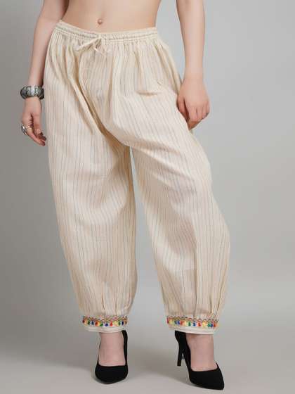 Karthav Fashion
                        Women Slip-On Loose Fit Cotton Salwar