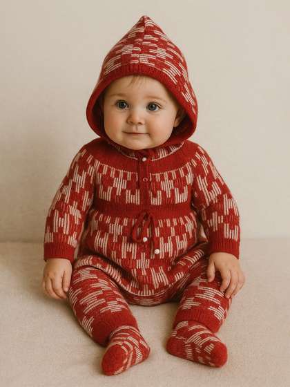 LeafBird Kids Woven
                    Design Baby Apparel Gift Set