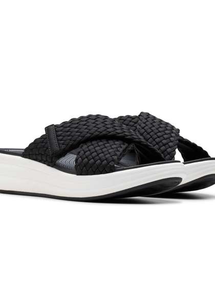 Clarks Woven Design
                        Flatform Heel Sandals