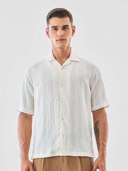 Price History of MISCHIEF MONKEY Men Boxy Fit Classic Shirt from