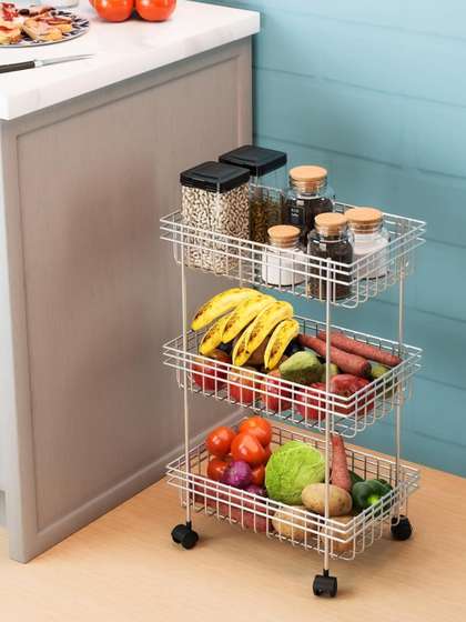 Price History of Kuber Industries Unisex Kitchen Trolley from