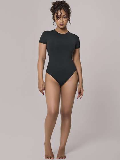 Invogue Cap Sleeves
                        Bare Bodysuit