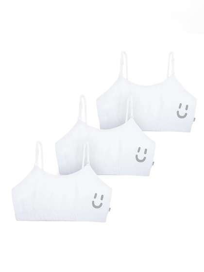You Got Plan B
                          Girls Pack Of 3 Anti Microbial Bra Full
                          Coverage