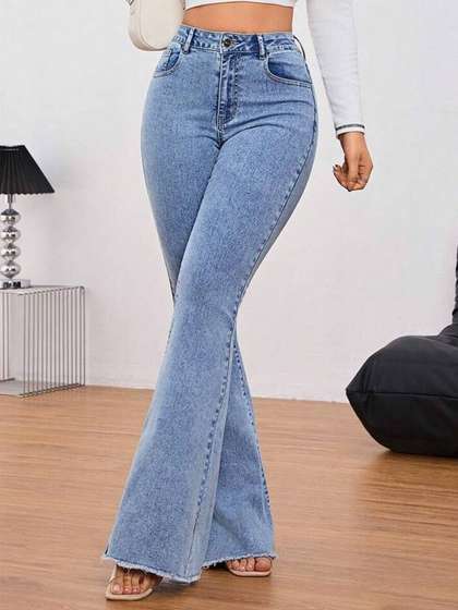 Kotty Women
                        Bootilicious Bootcut High-Rise Stretchable
                        Jeans