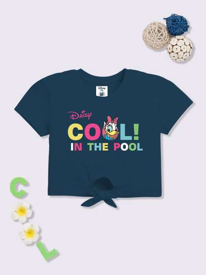 YK Disney Girls
                      Printed Cotton Crop Top