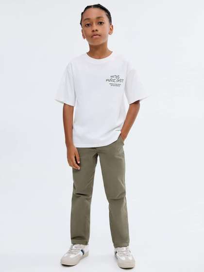 Mango Kids Boys Relaxed
                    Fit Trousers