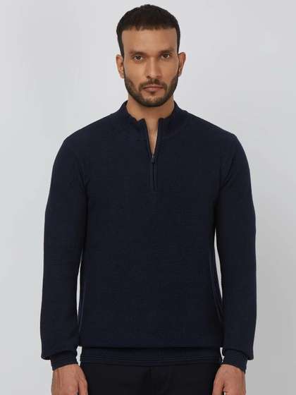 Mufti Men High Neck
                        Pullover Sweaters