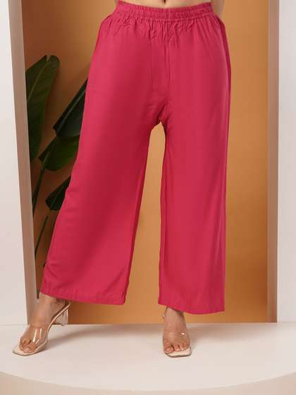 LEGITLOOKS Women
                        Straight Palazzos
