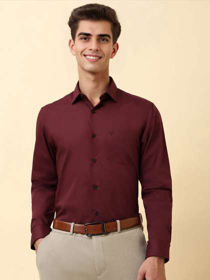 Allen Solly Men
                          Solid Spread Collar Formal Shirt