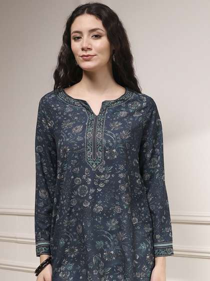Biba Women Ethnic
                          Motifs Printed Kurti
