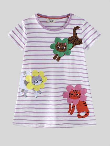 LULU & SKY Girls
                      Graphic Printed Nightdress
