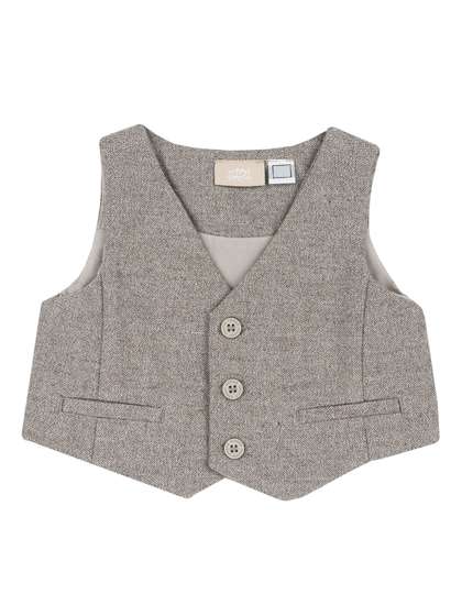 Chicco Boys V-Neck
                    Sleeveless Waistcoat