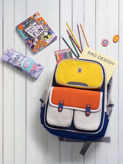 VAYA LY'L-CHAMP Kids
                      Colourblocked School Bag Yellow 21L