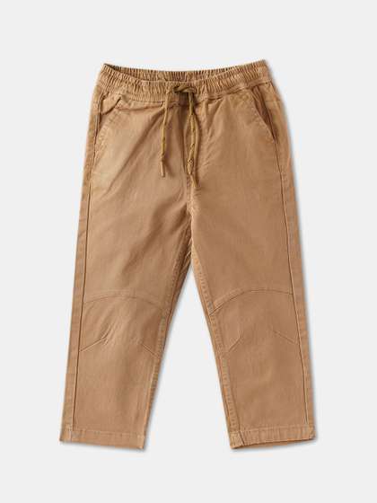 R&B Boys Solid
                    Mid-Rise Regular Fit Trousers