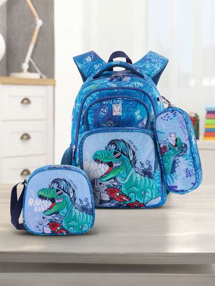 VAYA LY'L-CHAMP Kids
                    Navy Forest Printed School Bag 20L