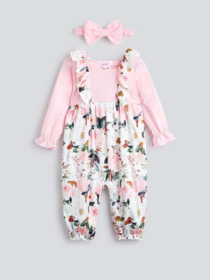 Hopscotch Girls
                      Printed Long Sleeves Bodysuit