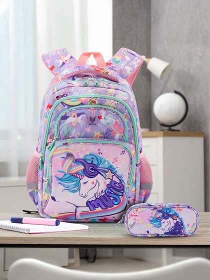 VAYA LY'L-CHAMP Kids
                    Unisex Unicorn Printed School Bag 20L