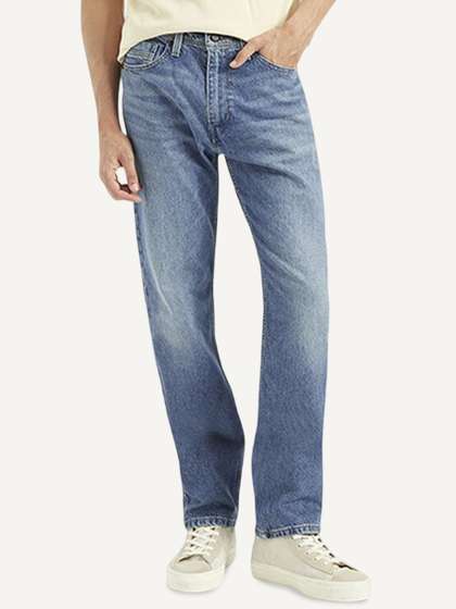 Levis Men Regular Fit Mid-Rise Jeans
