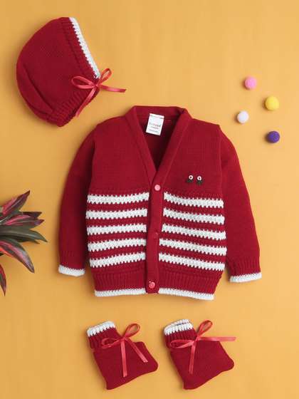 BUMZEE Infant Boys Self
                    Design Baby Apparel Gift Set