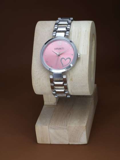VIRAKTI Girls Printed
                      Round Dial & Straps Analogue Watch
                      SAT-11-PINK-S01