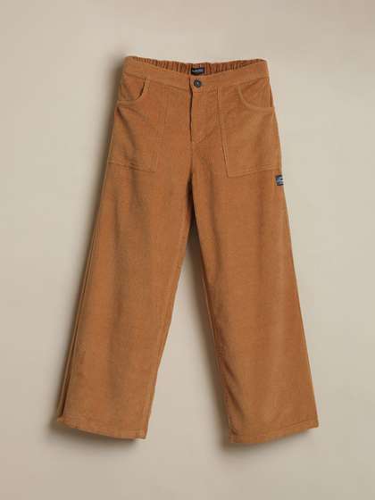 Allen Solly Junior Boys
                    Self Design Cotton Trousers