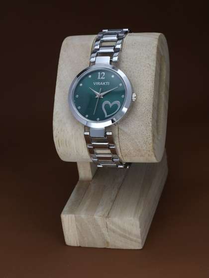 VIRAKTI Girls Brass
                      Dial & Bracelet Style Straps Analogue Watch
                      SAT-11-GREEN-S01
