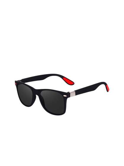 SPADEACES Kids Black
                    Lens & Black Wayfarer Sunglasses with Polarised
                    and UV