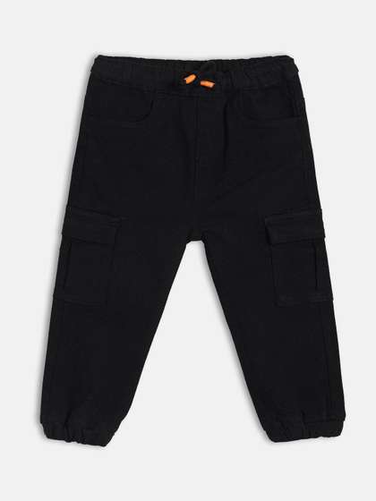MINI KLUB Boys Regular
                    Fit Mid-Rise Cargo Jeans