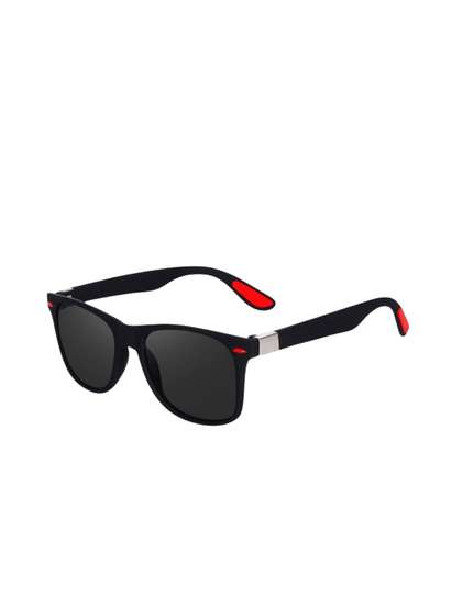 SPADEACES Kids Black
                    Lens & Black Wayfarer Sunglasses with Polarised
                    and UV