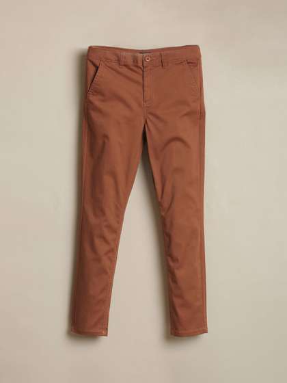Allen Solly Junior Boys
                    Slim Fit Mid-Rise Regular Trousers