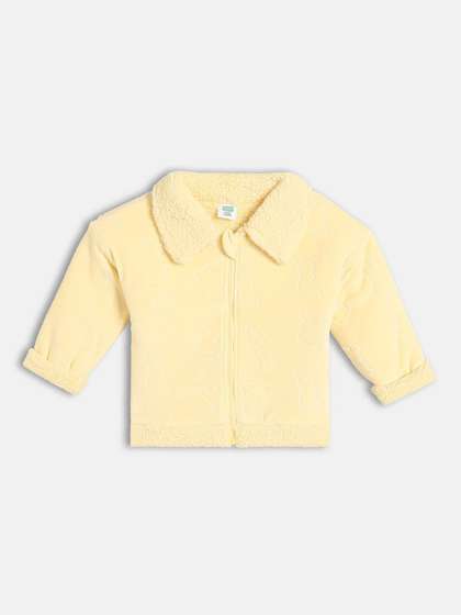 MINI KLUB Girls Mock
                    Collar Tailored Jacket With Patchwork