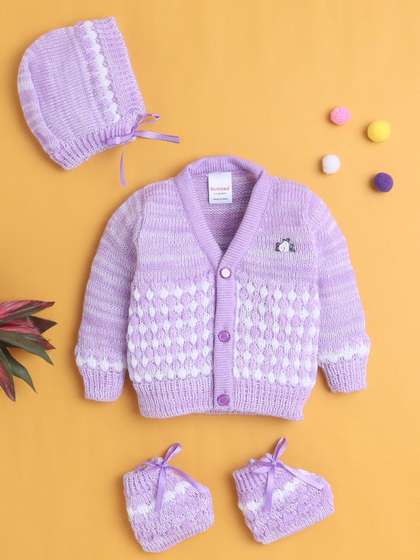 BUMZEE Girls Self
                      Design Baby Apparel Gift Set