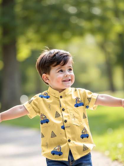KIDGARB Boys Printed
                      Casual Shirt