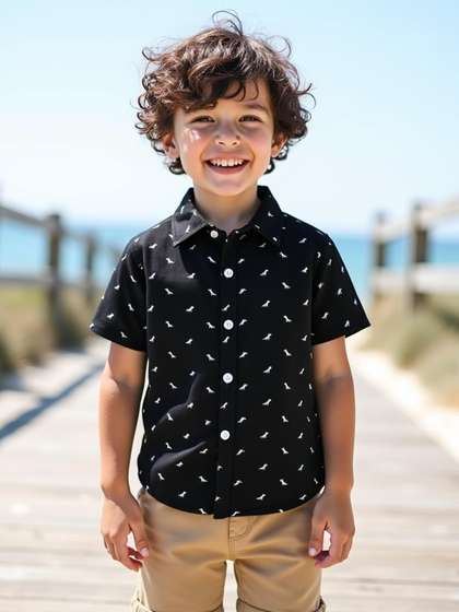 KIDGARB Boys Animal
                    Printed Casual Shirt
